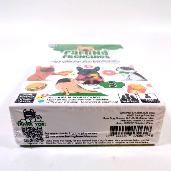 Farting Frenchies Card Game Brand New Sealed by Boss Dog Games Funny Party - Picture 2 of 4